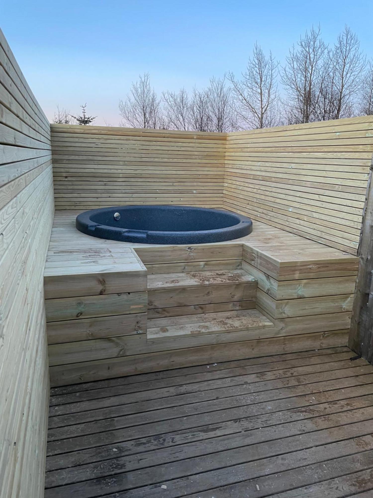 Arngrimslundur Cottages Fludir Bagian luar foto