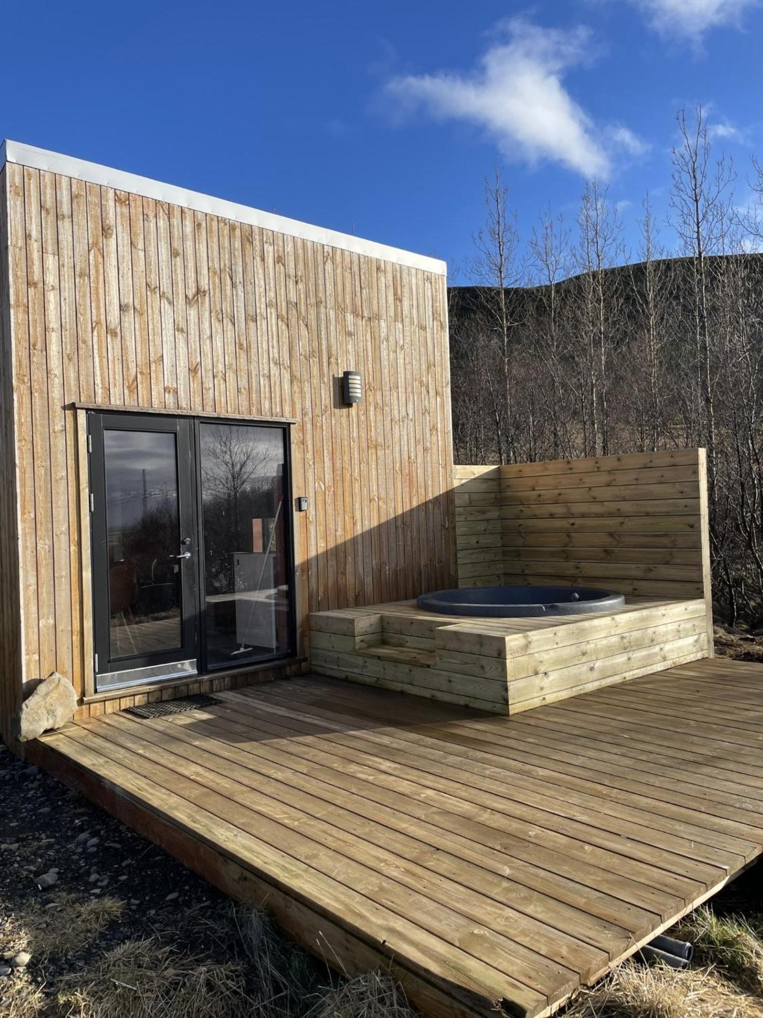 Arngrimslundur Cottages Fludir Bagian luar foto